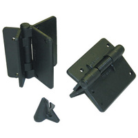 Gate Latches & Hinges - Hinge Set 1 x Spring Loaded 1 x Not